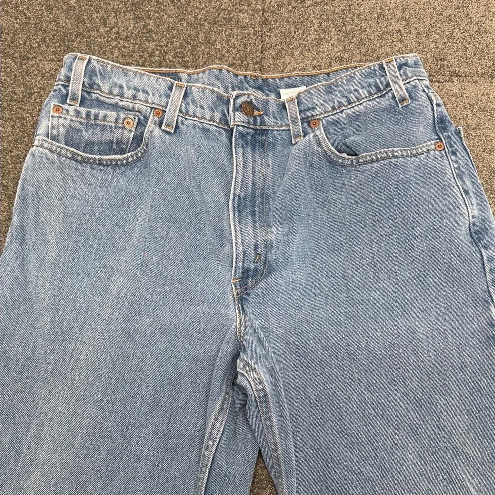Levi's Jeans Mens 36x32 550 Light Wash Classic Blue Denim Relaxed Fit Cotton 90s